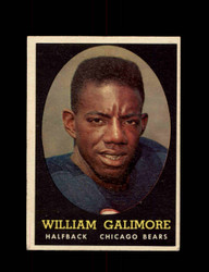 1958 WILLIAM GALIMORE TOPPS #114 BEARS *G5509