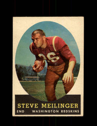 1958 STEVE MEILINGEER TOPPS #33 REDSKINS *G5512