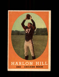 1958 HARLON HILL TOPPS #80 BEARS *G5518