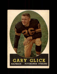 1958 GARY GLICK TOPPS #19 STEELERS *G5523