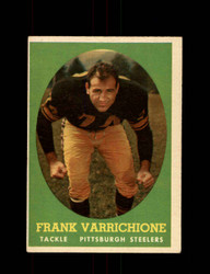 1958 FRANK VARRICHIONE TOPPS #77 STEELERS *G5524