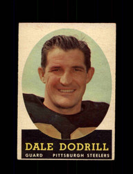 1958 DALE DODRILL TOPPS #46 STEELERS *G5532