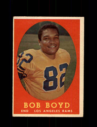 1958 BOB BOYD TOPPS #21 RAMS *G5534