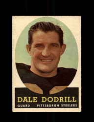 1958 DALE DODRILL TOPPS #46 STEELERS *G5537