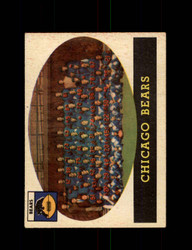 1958 CHICAGO BEARS TOPPS #29 TEAM CARD *G5540