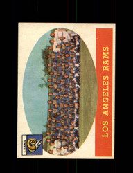 1958 LOS ANGELES RAMS TOPPS #85 TEAM CARD *G5545