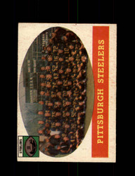 1958 PITTSBURGH STEELERS TOPPS #116 TEAM CARD *G5550