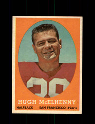1958 HUGH MCELHENNY TOPPS #122 49ERS *G5554