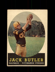 1958 JACK BUTLER TOPPS #76 STEELERS *G5555