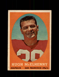 1958 HUGH MCELHENNY TOPPS #122 49ERS *G2975