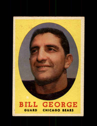 1958 BILL GEORGE TOPPS #119 BEARS *8418