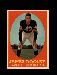 1958 JAMES DOOLEY TOPPS #8 BEARS *5973