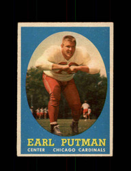 1958 EARL PUTMAN TOPPS #88 CARDINALS *G6340