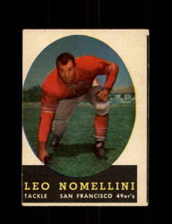 1958 LEO NOMELLINI TOPPS #89 49ERS *G6356