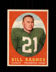 1958 BILL BARNES TOPPS #4 EAGLES *G6376