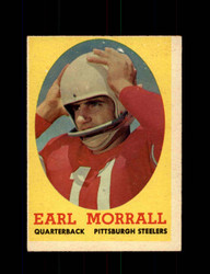 1958 EARL MORRALL TOPPS #57 STEELERS *G6434