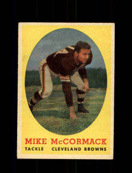 1958 MIKE MCCORMACK TOPPS #59 BROWNS *G6467