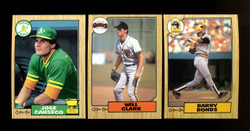 1987 O-PEE-CHEE BASEBALL COMPLETE SET 1-396 *063