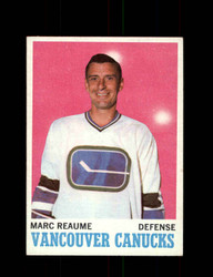 1970 MARC REAUME TOPPS #119 CANUCKS *8844