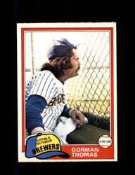 1981 GORMAN THOMAS O-PEE-CHEE #135 BREWERS *5122