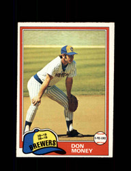 1981 DON MONEY O-PEE-CHEE #106 BREWERS *5117