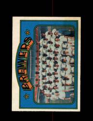 1972 TEAM RECORDS O-PEE-CHEE #106 BREWERS *2973