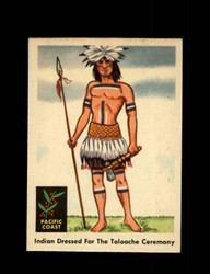 1959 FLEER INDIAN NO.65 DRESSED FOR THE TOLOACHE CEREMONY *1983