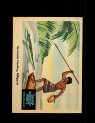 1959 FLEER INDIAN NO.35 SEMINOLE HUNTING ALLIGATOR *8266