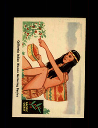 Copy of 1959 FLEER INDIAN NO.69 CALIFORNIA INDIAN WOMAN GATHERING BERRIES *7690