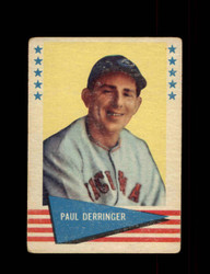 1961 PAUL DERRINGER FLEER #20 BASEBALL GREATS *4279