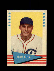 1961 CHUCK KLEIN FLEER #51 BASEBALL GREATS *3079