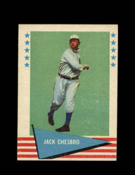 1961 JACK CHESBRO FLEER #13 BASEBALL GREATS *5397