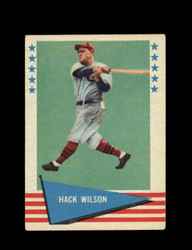 1961 HACK WILSON FLEER #87 BASEBALL GREATS *3817