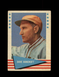 1961 DAVE BANCROFT FLEER #7 BASEBALL GREATS *6811