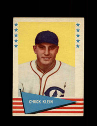 1961 CHUCK KLEIN FLEER #51 BASEBALL GREATS *2572