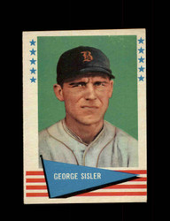 1961 GEORGE SISLER FLEER #78 BASEBALL GREATS *2541