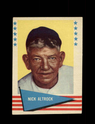 1961 NICK ALTROCK FLEER #3 BASEBALL GREATS *2568