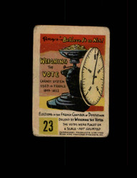 1953 RIPLEYS BELIEVE IT OR NOT PARKHURST #23 WEIGH THE VOTE *R2042