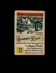 1953 RIPLEYS BELIEVE IT OR NOT PARKHURST #72 SUWANNEE RIVER *8911
