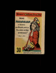 1953 RIPLEYS BELIEVE IT OR NOT PARKHURST #30 DUKE MAXIMILIAN *3960