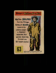 1953 RIPLEYS BELIEVE IT OR NOT PARKHURST #63 WALTER COLPUS *R2020