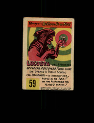 1953 RIPLEYS BELIEVE IT OR NOT PARKHURST #59 LOCUSTA *R2017