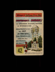 1953 RIPLEYS BELIEVE IT OR NOT PARKHURST #42 MONUMENT TO NOBODY *R1537