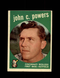 1959 JOHN POWERS TOPPS #489 REDS  *8363