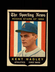 1959 KENT HADLEY TOPPS #127 ATHLETICS *8659