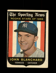 1959 JOHN BLANCHARD TOPPS #117 YANKEES *8568