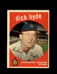 1959 DICK HYDE TOPPS #498 SENATORS *8700
