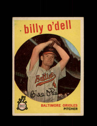 1959 BILLY O'DELL TOPPS #250 ORIOLES *8697