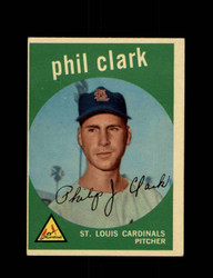 1959 PHIL CLARK TOPPS #454 CARDINALS *8699