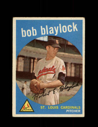 1959 BOB BLAYLOCK TOPPS #211 CARDINALS *8688